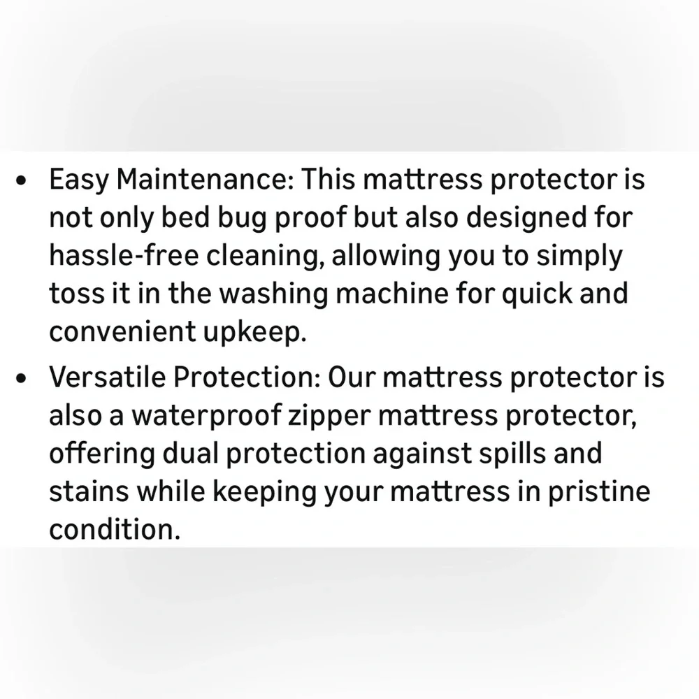 TWIN Size Mattress Encasement Cover Fits 10” Waterproof‎ Bed Bug Proof Zip Guard